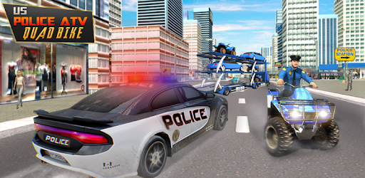 US Police Moto ATV Quad Bike Transporter Game pc screenshot