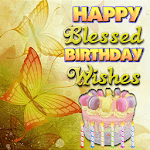 Happy Birthday Blessed Wishes icon