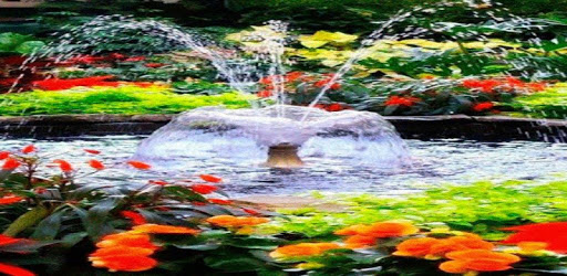 Flowers Park Fountain LWP pc screenshot Flowers Park Fountain LWP pc screenshot