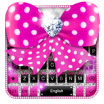 Silver glitter keyboard theme icon
