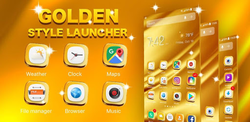Golden Launcher for GALAXY Phone pc screenshot Golden Launcher for GALAXY Phone pc screenshot