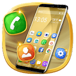 Golden launcher theme &wallpaper icon