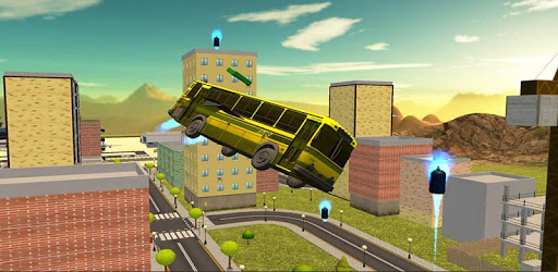Flying City Bus Simulator 2016 pc screenshot Flying City Bus Simulator 2016 pc screenshot