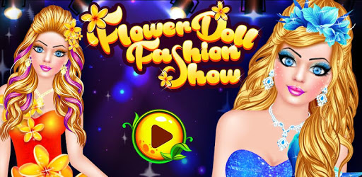 Flower Doll Fashion Show Salon Dress Up Game pc screenshot