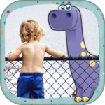 Your photo with dinosaurs icon