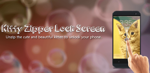 Kitty Cat Zipper Lock Screen pc screenshot Kitty Cat Zipper Lock Screen pc screenshot