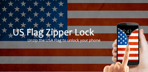 US Flag Zipper Lock Screen pc screenshot US Flag Zipper Lock Screen pc screenshot