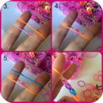 How To Make Loom Band Bracelet icon