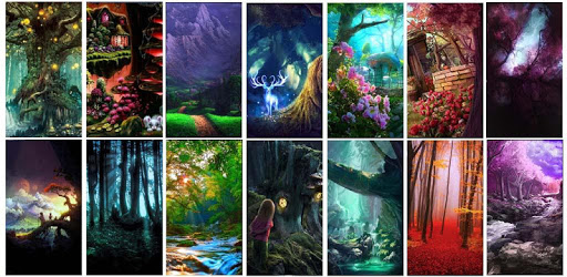 Fantasy Forest Wallpaper pc screenshot