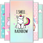Kawaii Unicorn Wallpaper icon