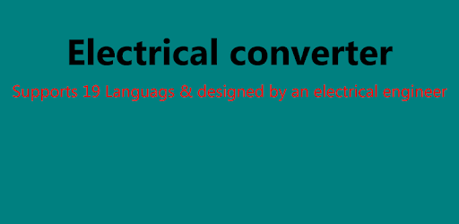 Electrical converter, electrical calculator free pc screenshot Electrical converter, electrical calculator free pc screenshot