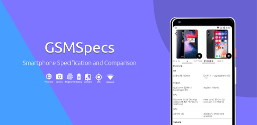 GSMSpecs - Smartphone Specification and Comparison pc screenshot