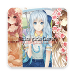 Anime Girls(anime With Flowers)🎉 for pc icon