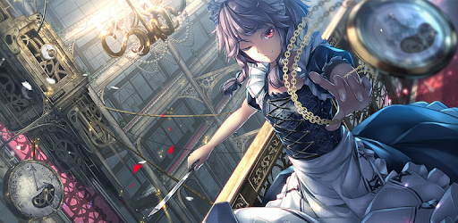 Anime Live Wallpaper of Izayoi Sakuya pc screenshot