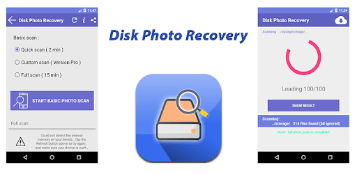 Disk Photo Recovery pc screenshot