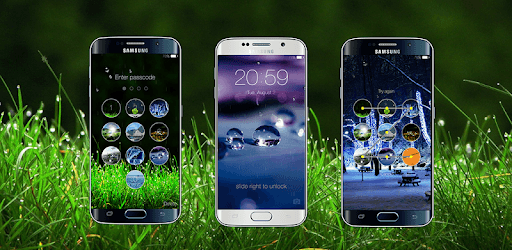 Galaxy rainy lockscreen pc screenshot Galaxy rainy lockscreen pc screenshot