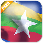 3D Myanmar Flag Live Wallpaper icon