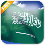 3D Saudi Arabia Flag Live Wallpaper icon