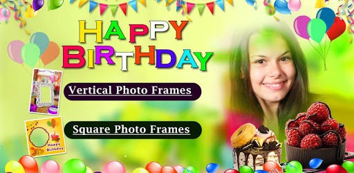 Name Photo on birthday cake: Photo Frames, wishes pc screenshot