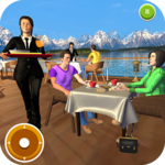 Rooftop Bar Luxury Restaurant Cooking Games icon
