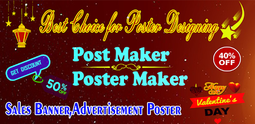 Poster Maker and Advertisement Banner Designer pc screenshot