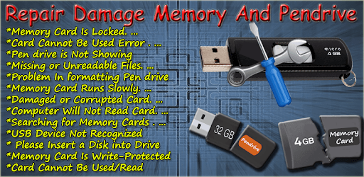 Repair Damage Memory And Pendrive Guide pc screenshot Repair Damage Memory And Pendrive Guide pc screenshot