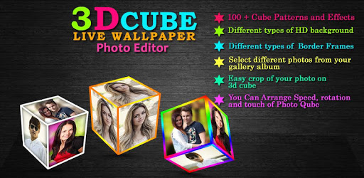 3D Cube Live Wallpaper Photo Editor pc screenshot 3D Cube Live Wallpaper Photo Editor pc screenshot