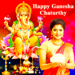 Ganesh Chaturthi photo frame 2018 : Dp Maker icon