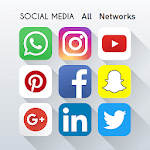 All Social Network App (All in One) icon