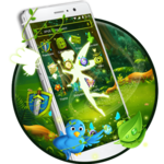 Green Fairy Butterfly-APUS Stylish Theme for pc icon