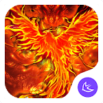 Flaming Phenix-APUS theme & HD wallpapers icon