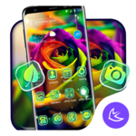 Colorful Rose APUS Launcher theme icon