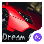 Red Speed car-APUS Launcher theme for pc icon