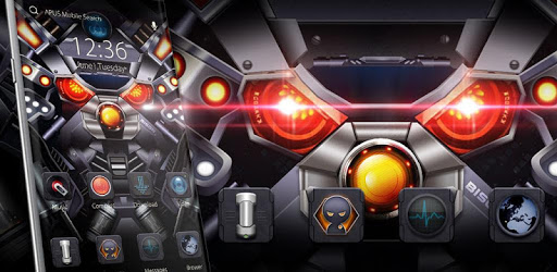 Future Tech Alloy Mech-APUS Launcher theme pc screenshot Future Tech Alloy Mech-APUS Launcher theme pc screenshot