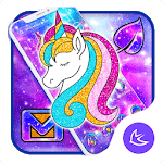 Galaxy Shiny Unicorn APUS Launcher theme icon