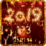 New Year 2019 countdown icon