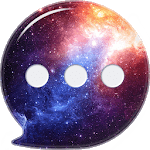 3D Galaxy SMS Messenger 2019 - SMS Lock & Free MSG icon