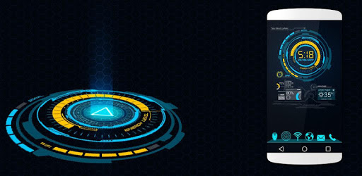Jarvis Arc Theme For Computer Launcher pc screenshot