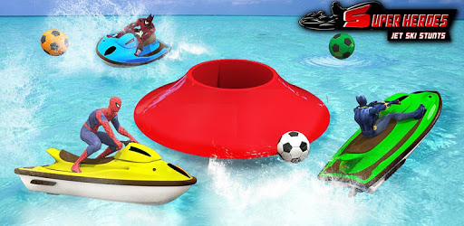 Super Hero Jet Ski Car Stunts Blaze Masks Racing pc screenshot