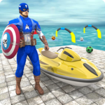 Super Hero Jet Ski Car Stunts Blaze Masks Racing icon