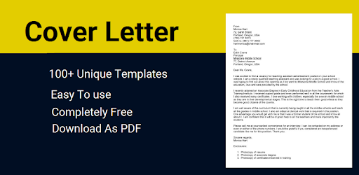 Cover Letter Maker for Resume CV Templates app pc screenshot