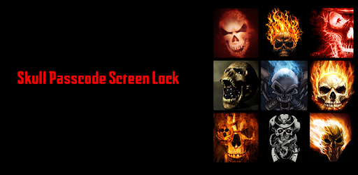 Skull Pin Lock Screen pc screenshot