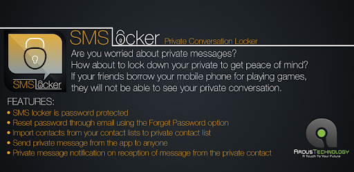 Private Message Locker : SMS pc screenshot Private Message Locker : SMS pc screenshot