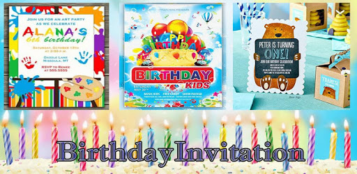 Birthday Invitation Card Design pc screenshot