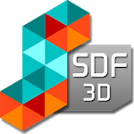 SDF 3D icon