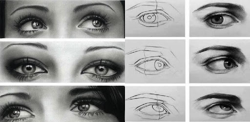 realistic eyes drawing pc screenshot