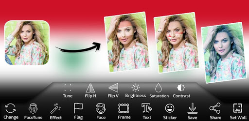 Syria Flag Face Paint-face effects Picture Editor pc screenshot Syria Flag Face Paint-face effects Picture Editor pc screenshot