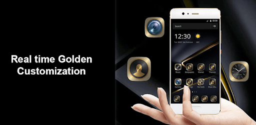 Golden Black Theme for Nova 3 pc screenshot Golden Black Theme for Nova 3 pc screenshot