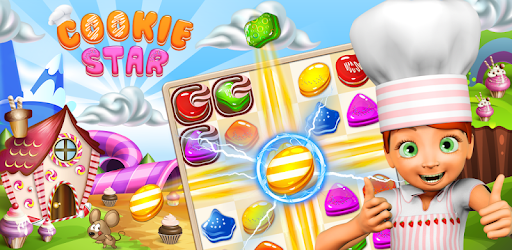 Cookie Star: Sugar cake puzzle match-3 game pc screenshot Cookie Star: Sugar cake puzzle match-3 game pc screenshot