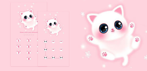 Pink Kitty Theme – AppLock pc screenshot